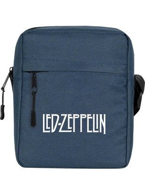 Wakha LED Zeppelin Logo Omuz Çantası Lacivert Renk
