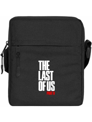 Wakha The Last Of Us Part 2 Yazı Omuz Çantası Siyah Renk