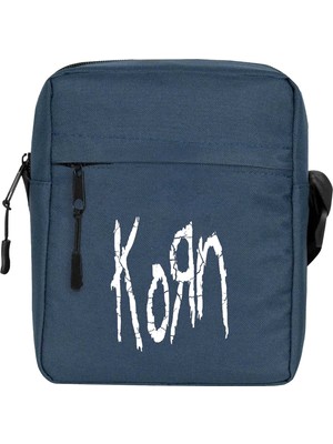 Wakha Korn Logo Omuz Çantası Lacivert Renk