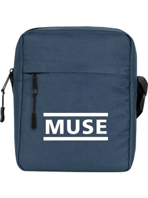 Wakha Muse Logo Omuz Çantası Lacivert Renk