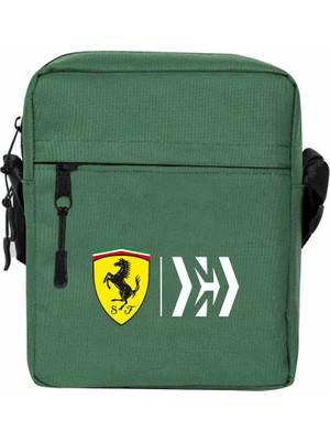 Wakha Scuderia Ferari Mission Omuz Çantası Yeşil Renk