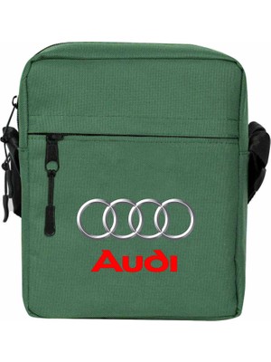 Wakha Audi Logo Omuz Çantası Yeşil Renk