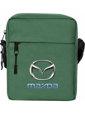 Wakha Mazda Logo Omuz Çantası Yeşil Renk