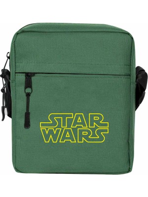 Wakha Star Wars Logo Line Omuz Çantası Yeşil Renk