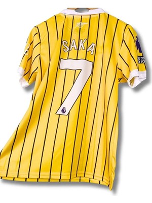 FRAGOLA A.r.s.e.n.a.l 2024/25 Sezonu Bukayo Saka Özel Konsept Forması (Yellow)