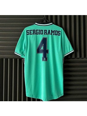 FRAGOLA R.e.a.l M.a.d.r.i.d 2019/20 Sezonu Sergio Ramos Nostalji Forması (Green)