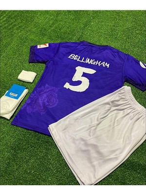 FRAGOLA Jude Bellingham 2023/24 Yeni Sezon Çocuk Forması 4'lü Set (Y-3 Güllü)