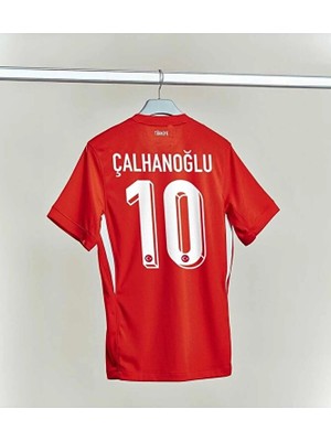 FRAGOLA Türkiye Euro 2024 Futbol Şampiyonası Hakan Çalhanoğlu Iç Saha Forması (Red)