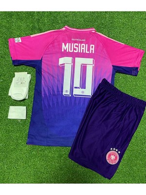 FRAGOLA Almanya Euro 2024 Jamal Musiala Deplasman Çocuk Forması 4'lü Set