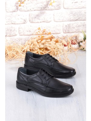 Mehmet Mete 42409 Rahat Kauçuk Kaymaz Taban Hakiki Deri Erkek Ayakkabı