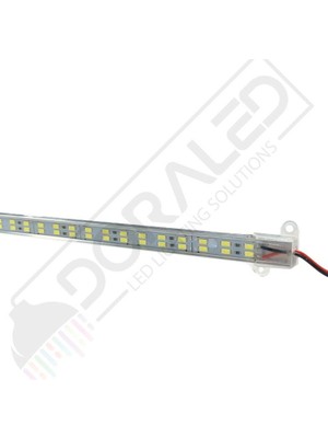 Dora Led Soguk Beyaz 10000-15000 K Çift Sıra Su Geçirmez LED Bar 1m 12V