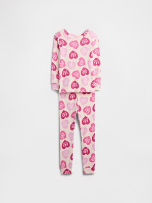 Gap Bebek Pembe Barbie 100% Organik Pamuk Pijama Takımı