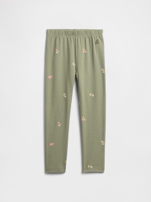 Gap Kız Bebek Yeşil Gap Pull-On Stretch Jersey Tayt