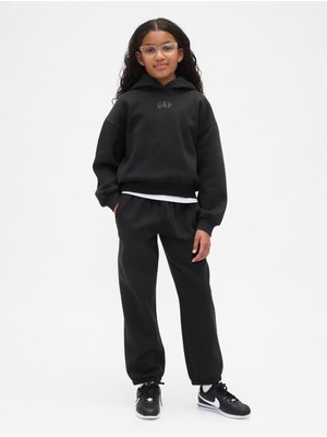 Gap Kız Çocuk Siyah Vintagesoft Gap Logo Jogger Eşofman Altı