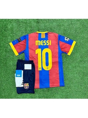 Legent Lady B̴a̴r̴c̴e̴l̴o̴n̴a̴ 2011 Şampiyonlar Ligi Finali Lionel Messi //10 Çocuk Forması Bileklik 4'lü Set