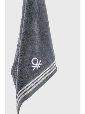 Benetton Home Banyo Havlu El Yüz Vücut Koyu Gri %100 Pamuk 70X140 cm Banyo Havlusu