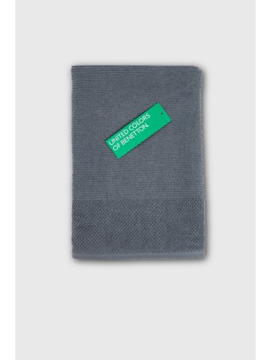 Benetton Home Banyo Havlu El Yüz Vücut Koyu Gri %100 Pamuk 50X90 cm El Havlusu