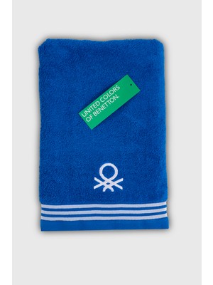 Benetton Home Banyo Havlu El Yüz Vücut Mavi %100 Pamuk 70X140 cm Banyo Havlusu
