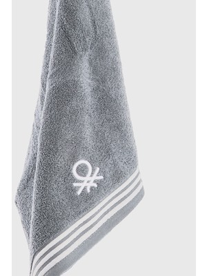Benetton Home Banyo Havlu El Yüz Vücut Gri %100 Pamuk 70X140 cm Banyo Havlusu