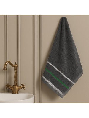 Benetton Home Banyo Havlu El Yüz Vücut Gri %100 Pamuk 50X90 cm El Havlusu