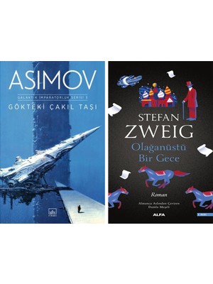 Alfa Yayınları Gökteki Çakıl Taşı – Galaktik Imparatorluk Serisi 3 + Olağanüstü Bir Gece