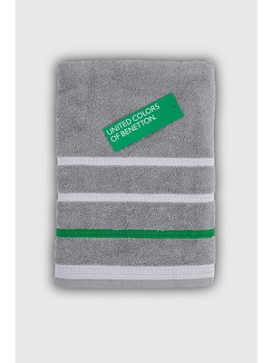 Benetton Home Banyo Havlu El Yüz Vücut Gri %100 Pamuk 50X90 cm El Havlusu