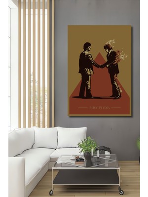 Teona Ahşap Pink Floyd Dekoratif Ahşap Mdf Ev/işyeri Duvar Tablo Dikdörtgen Ev/işyeri Duvar Tablo