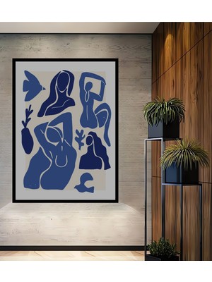Teona Ahşap Çerçeve Görünümlü Soyut Sanat Dekoratif Ahşap Mdf Ev Duvar Tablo Dikdörtgen Ev Duvar Tablo