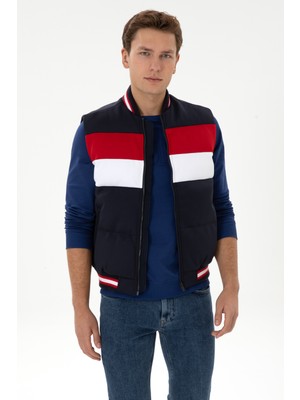 U.s. Polo Assn. Erkek Lacivert Yelek (Dokuma) 50310316-VR033