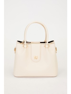 Levidor 930516 Kadın El Çantası Krem