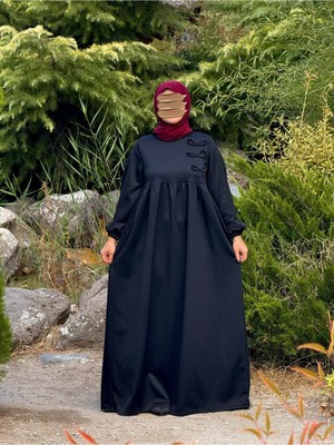 Nissra Ankanoor 3 Fiyonklu Örme Elbise ANKA255109