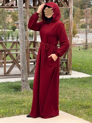 Nissra Ankanoor Kapüşonlu Sweat Elbise ANKA252007