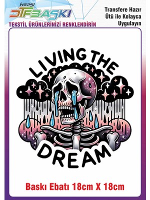F17 Ajans Dream Ütü ile Yapışan Kumaş Tekstil Kıyafet Dtf Baskı