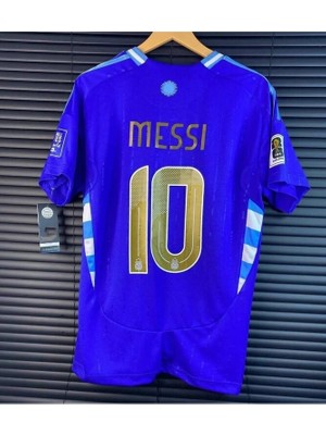FRAGOLA Arjantin 2024/25 Yeni Sezon Lionel Messi Deplasman Forması (Blue)