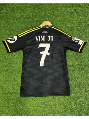 FRAGOLA Real Madrid 2025/26 Sezonu Vini Jr Deplasman Forması (Gri)