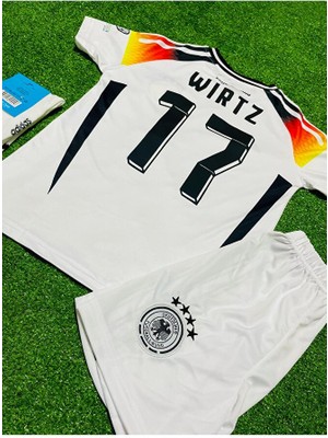 FRAGOLA Almanya Euro 2024 Florian Wirtz Çocuk Forması 3'lü Set