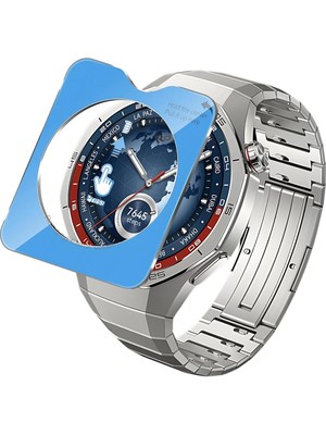 bbtech Huawei Watch Gt6 Gt6 Pro 46MM Uyumlu Kolay Kurulum Aparatlı Temperli Cam Hd Ekran Koruyucu
