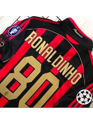 FRAGOLA Çok Renkli A.c. Milan 2009/2010 Sezonu Ronaldinho Nostalji Forması