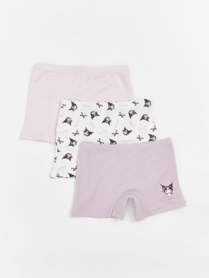 Lc Waikiki Yeni Sezon Kuromi Baskılı Kız Çocuk Boxer 3'lü