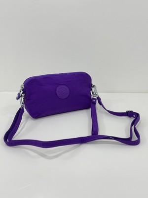 Glc Sanmorris El ve Çapraz Askılı 2 Bölmeli Metal Fermuarlı Kartlık ve Bozuk Para Gözlü Cüzda