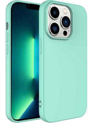 iPhone 14 Pro Max Uyumlu Aden Mara Laaakan Kapak-Açık Yeşil