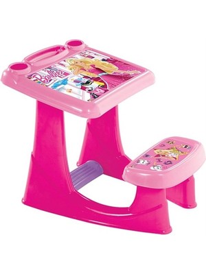 Belirtilmemiş Barbie Çocuk Ders Çalışma Masası 71x54x58 cm Sağlam Yapı ile Eğlenceli Kullanım