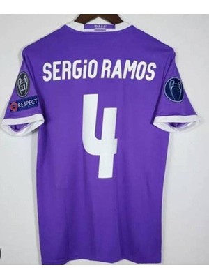 Feel Style 2017 Cardiff Şampiyonlar Ligi  Sergio Ramos Forması (Kısa Kol)