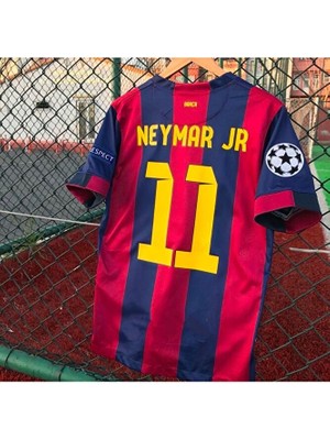Feel Style F.c B.a.r.c.e.l.o.n.a 2015 Şampiyonlar Ligi Finali Neymar Jr. Nostalji Forması