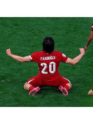 Feel Style Türkiye Milli Takımı Euro 2024 F.e.r.d.i K.a.d.ı.o.ğ.l.u Deplasman Forması (Red)