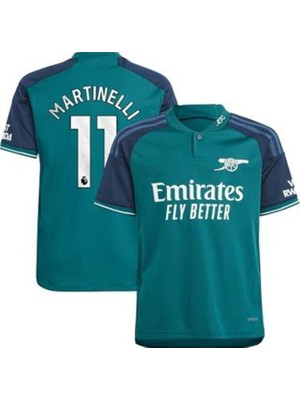 Feel Style A.r.s.e.n.a.l 2023--24 Sezonu Gabriel Martinelli Deplasman Forması