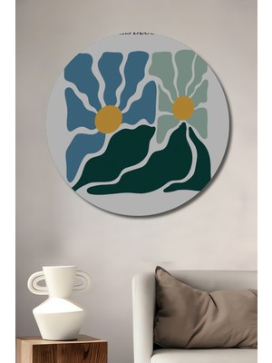 Teona Ahşap Matisse Dekoratif Ahşap Mdf Ev/işyeri Duvar Tablo Yuvarlak Ev/işyeri Duvar Tablo