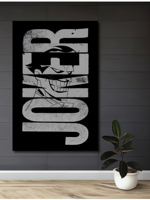 Teona Ahşap Çerçeve Görünümlü Joker Ahşap Mdf Dekoratif Ev/işyeri Duvar Tablo Dikdörtgen Ev/işyeri Duvar Tablo