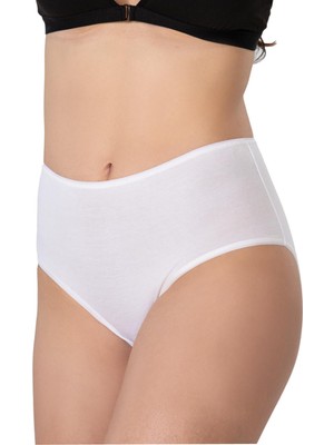 Kapsulavm Beyaz Mı Emay 1442 Modal Coton Yüksekbel Külot