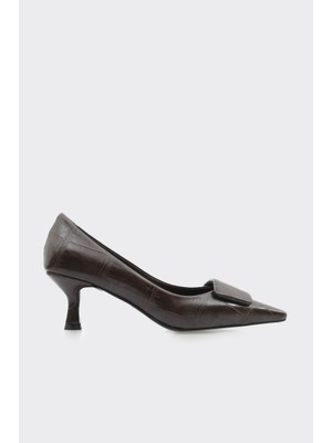 Derinet Kısa Topuklu Kadın Stiletto